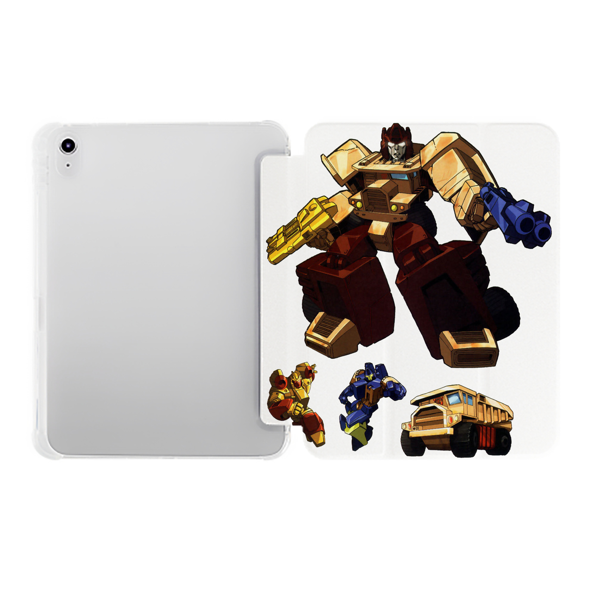 （画像用）  IPad ケース ペン収納付き 三つ折りスタンド PUレザー×シリコン 対応機種9.5/10.5/10.9インチ